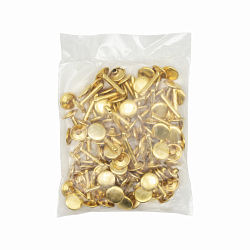 69594 Хольнитен двухсторонний сумочный d-12мм h-20мм металл, золото