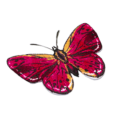 924363 Термоаппликация Бабочка, самоклеящаяся/приутюживаемая, розовый цв. 1шт. Prym