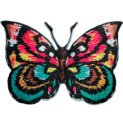 924364 Термоаппликация Бабочка, самоклеящаяся/приутюживаемая, розовый/мятный цв. 1шт. Prym