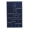 AC03 Набор заплаток самоклеящихся, квадрат/прямоугольник, ткань, 145x245мм синий 1 blue 1