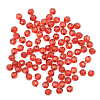 2023 Бусины пластиковые, акрил, прозрач. в цвете, граненые круглые, 8мм, 25гр, Astra&Craft 7 ярко-красный