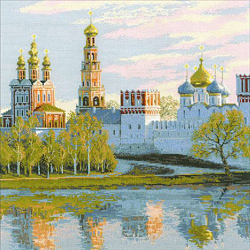 1430 Набор для вышивания Riolis 'Москва. Новодевичий монастырь', 40*40 см