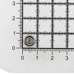 1818/07 Часть кнопки трикотажной 7мм (C) цв.металл, никель