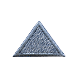 925283 Термоаппликация Треугольник, светлая джинса Prym