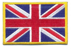 AD1082 Термоаппликация 'Английский флаг', 5*7,5 см, Hobby&Pro
