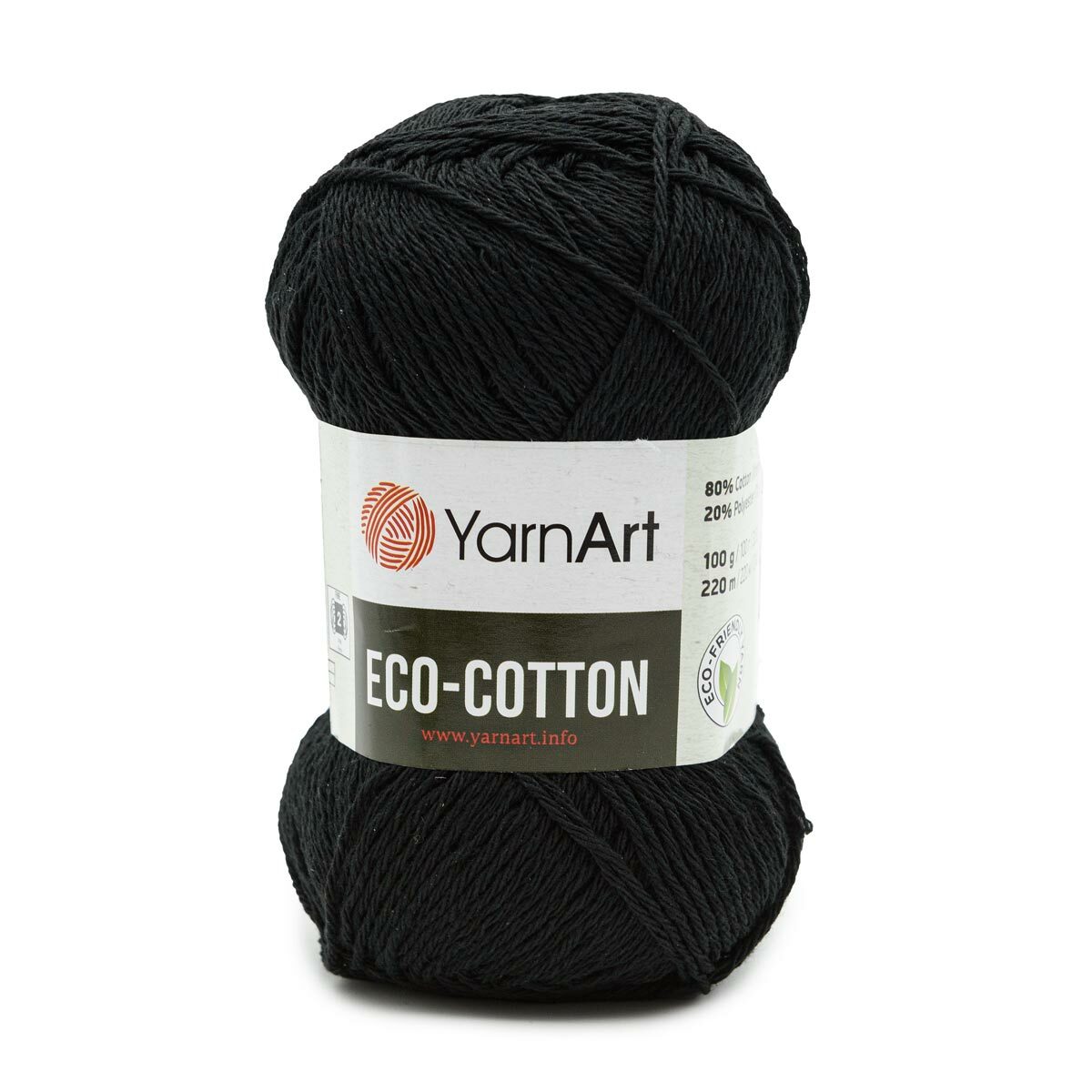 Купить Пряжа YarnArt Eco Cotton 100гр 220м (80% хлопок, 20% полиэстер),цена, фото, описание - в Санкт-Петербурге в интернет-магазине Искусница