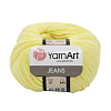 Пряжа YarnArt 'Jeans' 50гр 160м (55% хлопок, 45% полиакрил) 67 св-желтый