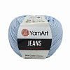 Пряжа YarnArt 'Jeans' 50гр 160м (55% хлопок, 45% полиакрил) 75 небесно-голубой