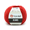 Пряжа YarnArt 'Jeans' 50гр 160м (55% хлопок, 45% полиакрил) 90 красный