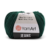 Пряжа YarnArt 'Jeans' 50гр 160м (55% хлопок, 45% полиакрил) 92 темно-зеленый