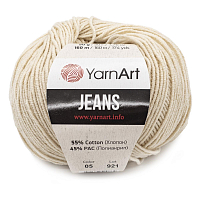 Пряжа YarnArt 'Jeans' 50гр 160м (55% хлопок, 45% полиакрил) (05 суровый)