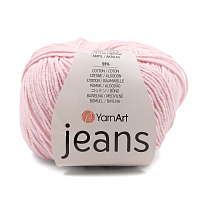 Пряжа YarnArt 'Jeans' 50гр 160м (55% хлопок, 45% полиакрил) (18 бл.розовый)