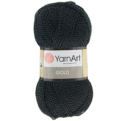 Пряжа YarnArt 'Gold' 100гр 400м (92% акрил, 8% металлик)