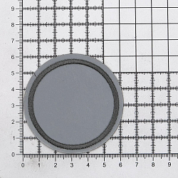 LA421 Термоаппликация светоотражающая 'Круг', d60 мм