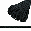 С34 Шнур обувной плетеный 6мм +/-1 мм*100м (Мн.) 005 черный