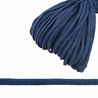 С34 Шнур обувной плетеный 6мм +/-1 мм*100м (Мн.) (030 т.синий)