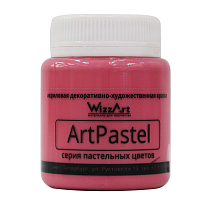 Краска акриловая ArtPastel, красный, 80мл, Wizzart