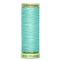 03 Нить Top Stitch 30/30 м для декоративной отстрочки, 100% полиэстер Gutermann 744506 (234 мятный)
