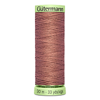03 Нить Top Stitch 30/30 м для декоративной отстрочки, 100% полиэстер Gutermann 744506 (245 золотисто бежево-розовый)