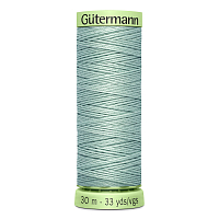 03 Нить Top Stitch 30/30 м для декоративной отстрочки, 100% полиэстер Gutermann 744506 (297 бело-мятный)
