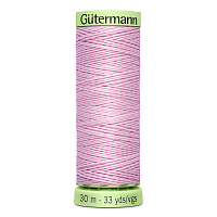03 Нить Top Stitch 30/30 м для декоративной отстрочки, 100% полиэстер Gutermann 744506 (320 зефирно-розовый)