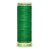 03 Нить Top Stitch 30/30 м для декоративной отстрочки, 100% полиэстер Gutermann 744506 (396 ярко-зеленый)