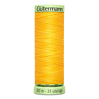 03 Нить Top Stitch 30/30 м для декоративной отстрочки, 100% полиэстер Gutermann 744506 (417 одуванчиковый)