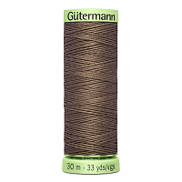 03 Нить Top Stitch 30/30 м для декоративной отстрочки, 100% полиэстер Gutermann 744506 (439 палево-коричневый)