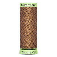 03 Нить Top Stitch 30/30 м для декоративной отстрочки, 100% полиэстер Gutermann 744506 (444 т.бежево-розовый)