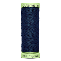 03 Нить Top Stitch 30/30 м для декоративной отстрочки, 100% полиэстер Gutermann 744506 (487 т.т.сине-зеленый)
