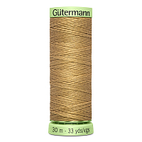 03 Нить Top Stitch 30/30 м для декоративной отстрочки, 100% полиэстер Gutermann 744506 (591 песочно-желтый)