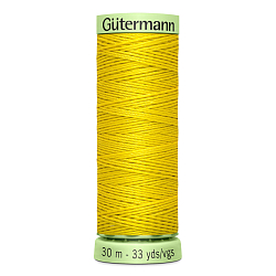 03 Нить Top Stitch 30/30 м для декоративной отстрочки, 100% полиэстер Gutermann 744506 (177 ярко-желтый)
