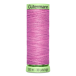 03 Нить Top Stitch 30/30 м для декоративной отстрочки, 100% полиэстер Gutermann 744506 (211 нежно сиренево-розовый)