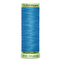 03 Нить Top Stitch 30/30 м для декоративной отстрочки, 100% полиэстер Gutermann 744506 (278 небесно-голубой)