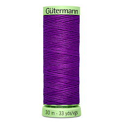 03 Нить Top Stitch 30/30 м для декоративной отстрочки, 100% полиэстер Gutermann 744506 (392 фиолетовый джинс)