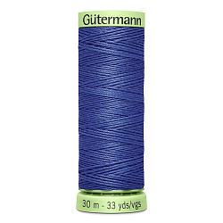 03 Нить Top Stitch 30/30 м для декоративной отстрочки, 100% полиэстер Gutermann 744506 (759 сине-голубой)