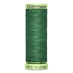 03 Нить Top Stitch 30/30 м для декоративной отстрочки, 100% полиэстер Gutermann 744506 (931 зеленый мох)