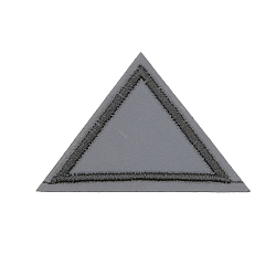 LA427 Термоаппликация светоотражающая 'Треугольник', 55х35 мм