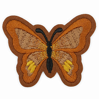 Термоаппликация 'Бабочка', 5.4*7см, Hobby&Pro (коричневый)