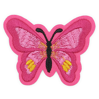 Термоаппликация 'Бабочка', 5.4*7см, Hobby&Pro (ярко-розовый)