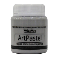 Краска акриловая ArtPastel, серый, 80мл, Wizzart
