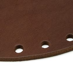 Дно для сумки кожаное D19см, ,толщ.3,5-4мм,дизайн № 505, 100% кожа