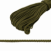 С831 Шнур отделочный плетеный, 4 мм*30 м оливковый