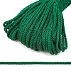 С831 Шнур отделочный плетеный, 4 мм*30 м т.зеленый