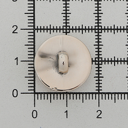 NE69 Пуговица 'Полусфера' 28L (18мм) на ножке, пластик под металл