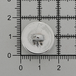 NE69 Пуговица 'Полусфера' 28L (18мм) на ножке, пластик под металл