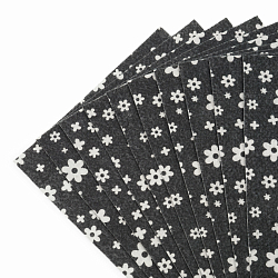 Фетр листовой мягкий с рисунком 'Цветочки', 1.0мм, 170гр, 20х27см, 10 шт/упак, Astra&Craft