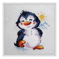 0-32 Набор для вышивания АЛИСА 'Пингвинёнок' 9*11см