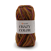 Пряжа YarnArt 'Crazy color' 100гр 260м (25% шерсть,75% акрил) 155 секционный