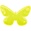 Световозвращатель подвеска 'Бабочки', ПВХ, 7 см желто-лимонный